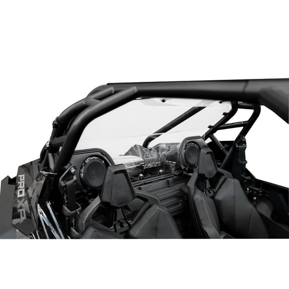 Tusk UTV Polycarb Rear Window Clear - Scratch Resistant - With Speaker Cut Outs For POLARIS RZR Turbo R 4 Ultimate 2022