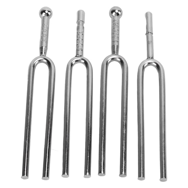 Kit de diapasón, 4 piezas de diapasón, diapasón estándar, accesorios para instrumentos musicales adaptados para la perfección