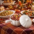thumbnail image 6 of Euahivb Dinnerware Sets Halloween Plastic Pumpkin Shaped Bowl with Lid Thanksgiving Home Packaging Bowl Fruit Cleaning Bowl Home and Kitchen, 6 of 6