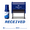 Blue, variant on Vivid Stamp Received By Date Self Inking Rubber Stamp Combo With Refill (Red Ink) - X-Large