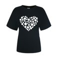 thumbnail image 4 of Pxiakgy Vente Chaude! T-Shirt Trèfle de la Saint-Patrick pour Femmes Chanceux Irlandais Manches Courtes T-Shirt Graphique Trèfle Mode Décontractée Imprimé Amour Col Rond Manches Courtes T-Shirt, 4 of 4