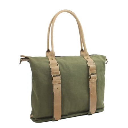 Vagarant Traveler Classic Canvas Shoulder Messenger Bag CM12.GRN