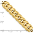 thumbnail image 5 of 14K Yellow Gold 9.3mm Semi-Solid Miami Cuban Chain (22 X 9.3) Made In South Africa bc157-22, 5 of 5