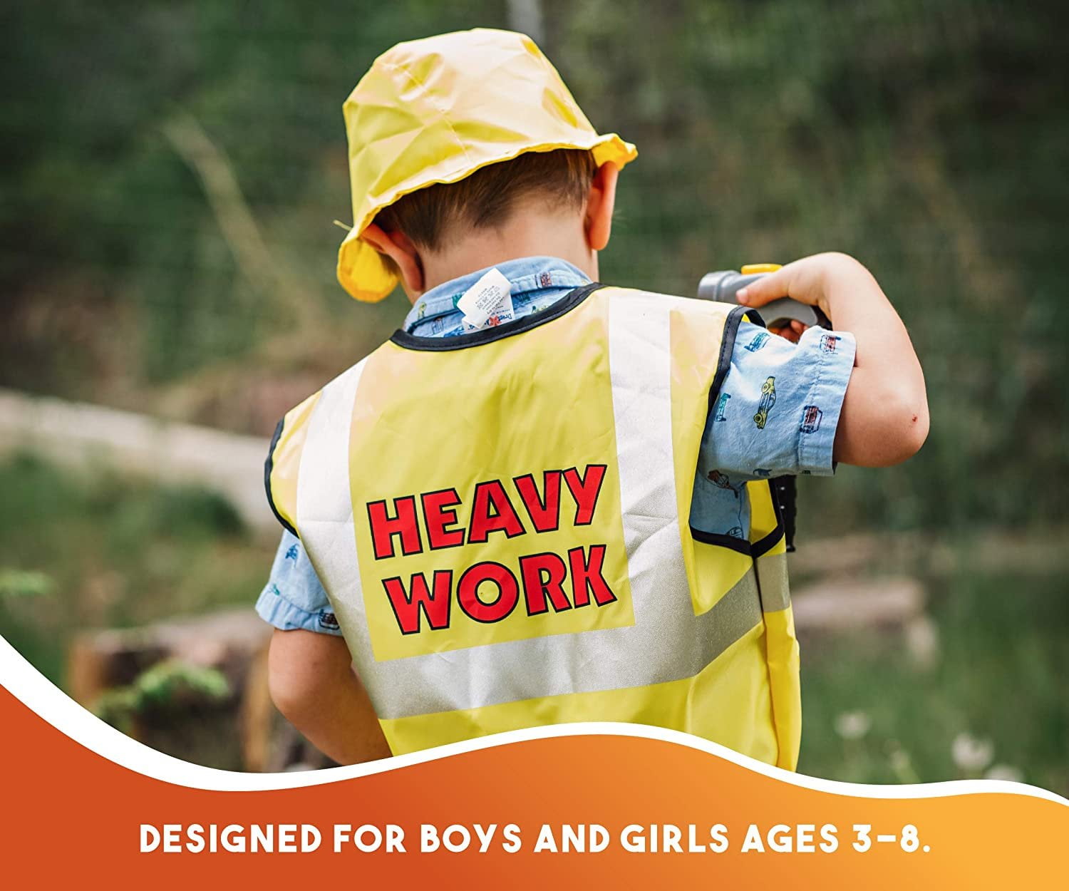 Dress Up America Construction Worker Role-play And Dress-up Set For Kids  Ages 3-6 : Target