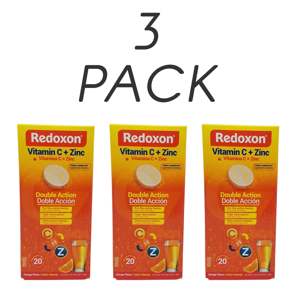 Redoxon Vitamin C with Zinc. Effervescent Dietary Supplement. Helps