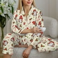 thumbnail image 6 of Sigee cute Santa with Gifts for Women’s Pajama Sets Long-Sleeved Pjs Sets for Women 2 piece Sleepwear-Large, 6 of 7