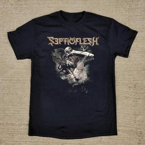 CLASSIC Vintage Septicflesh Amphibians Album T Shirt Black All Size AC3072