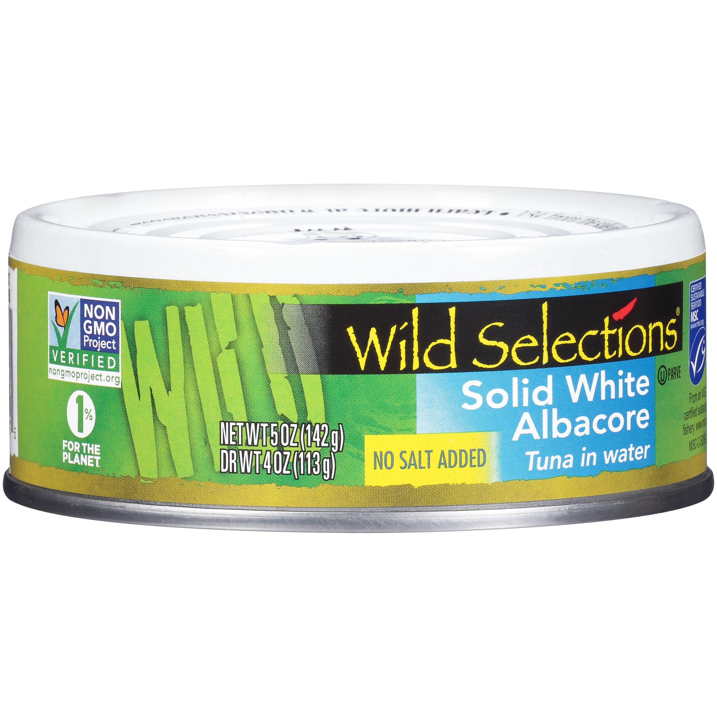 Wild Selections Solid White Albacore Tuna in Water, No Salt Added