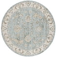 thumbnail image 2 of Safavieh Hamilton Finnian Oriental Polyester Area Rug, Blue/Gold, 6'7" x 6'7" Round, 2 of 10