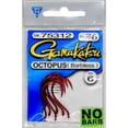 thumbnail image 2 of Gamakatsu Barbless Octopus Hook in High Quality Carbon Steel, Red, Size 2/0, 6-Pack, 2 of 2