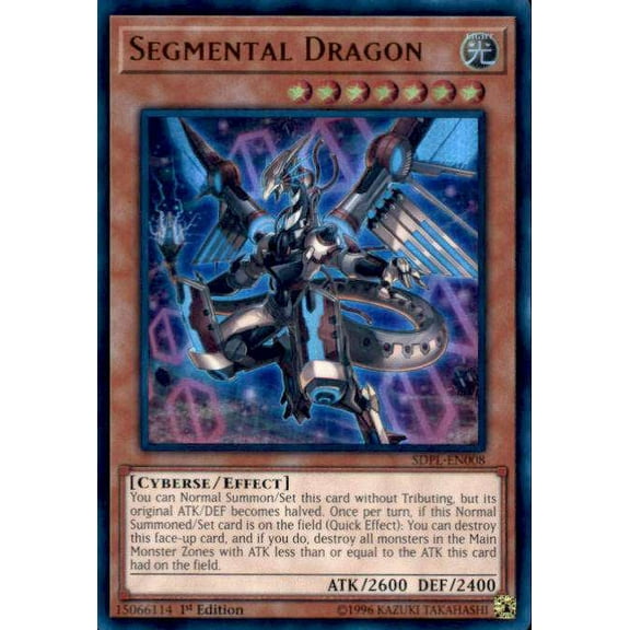 YuGiOh Powercode Link Structure Deck Ultra Rare Segmental Dragon SDPL-EN008