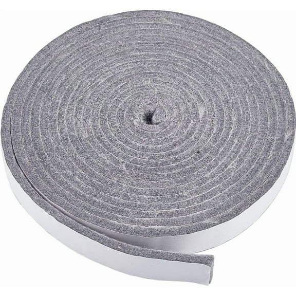1pc Felt Tape for Flame Retardant Felt Seal Gray 4500x21x4mm
