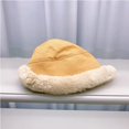 thumbnail image 3 of CoCopeaunts Bucket Hat for Women Plus Thickened Fisherman Cap Women Winter Plush Warm Brim Solid Color Ladies Ponytail Basin Hats, 3 of 8