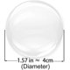 thumbnail image 3 of Protector de pared para perilla de puerta, 6 uds., protector de pared de goma suave redondo transparente, parachoques autoadhesivo para manija de puerta, 3 of 5