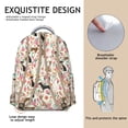 thumbnail image 5 of "Adorable Dog Print Backpack - Durable School Backpack for High School & College, Cute Gift for Dog Owners, Spacious with Organizer Pockets", 5 of 6