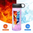 thumbnail image 6 of Goofa Purple Sparkling Butterfly for Insulated Kettle 18oz Water Bottle Insulated Tumbler with Handle & Flip Straw - Fits in Cup Holder, Leak Resistant Tumbler, 6 of 8