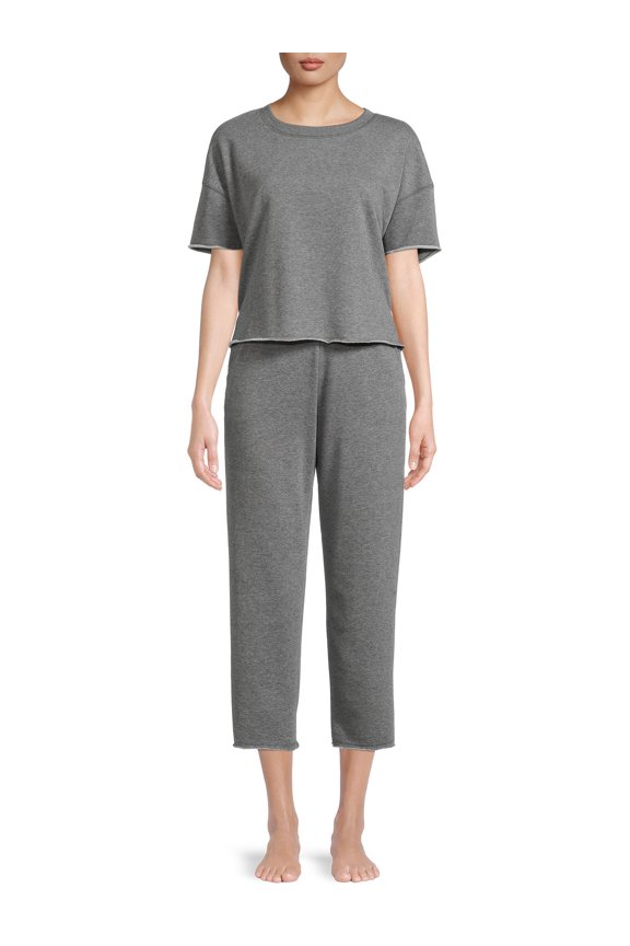 Women's and Women's Plus Sleep Top and Pants, 2-Piece