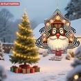 thumbnail image 2 of Metal Hanging Christmas Tree Wind Decorations - Festive Garden Spinners with Santa Claus Design Lights & Pine Branches for Yard Decor, 2 of 7