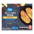 thumbnail image 1 of Great Value Skillet Series Lemon Pepper Sole, 540 g, 1 of 3