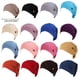 thumbnail image 5 of Guardurnaity Gorros de turbante musulmán, diadema con botones, sombreros Hijabs, volantes islámicos, plisados, transpirables, envoltura para la Sombreros Morado oscuro, 5 of 6