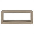 thumbnail image 2 of Henn&Hart 48"W Engineered Wood Coffee Table in Antiqued Gray Oak, 2 of 8