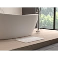 thumbnail image 5 of Modern 24x15"  Diatomite Stone Medium Bath Mat in White, 5 of 7