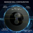 Maxgia Heating Vibrating Peanut Massage Ball 5 Intensity Levels & 1 Heat Mode Foam Roller