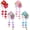 Classic Style, variant on 4 count Style Flower Hair Clips Headwear Traditional Kimono Tassel Barrette Clips Tsumami Kanzashi Hanfu Hairpin for Women Photo Props
