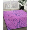 thumbnail image 2 of Ahgly Company Indoor Square Patterned Heliotrope Purple Area Rugs, 3' Square, 2 of 6