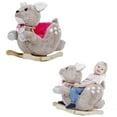 thumbnail image 6 of Gerardo's Toys: Little Rockers - Deer - Wooden Plush Ride-On Rocking Animal Toy, Plays Music, Removable Soft Fabric Cover, Toddler & Kids Ages 24mo+, 6 of 7