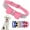 Pink, variant on Mumup Bow Tie Rhinestone Dog Collar Cute Sparkling Crystal Diamond Puppy Kitten Pet Cat Collar for Small Dogs Boys Girls