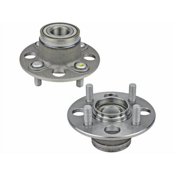 Rear Wheel Bearing Hub Assembly Set of 2 - Compatible with 2001 - 2005 Honda Civic 2002 2003 2004