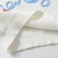 thumbnail image 6 of Kogui Sweaters for Baby Girls Baby Boy Girl First Birthday Golf Outfit Hole in One Golf Cable Knit Sweater Oversized Knitted Pullover Sweatshirt Size 3 6 Months (White,3-6 Months), 6 of 9