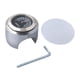 thumbnail image 3 of Soporte universal de aluminio para manillar de motocicleta, apto para 7/8 Negro, 3 of 9