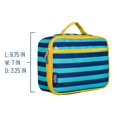 thumbnail image 2 of Wildkin Kids Insulated Lunch Box for Boy and Girls, BPA Free (Blue Stripes), 2 of 5