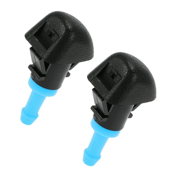 2pcs Front Windshield Washer Nozzles for Subaru Outback 2010-2014 for Subaru Legacy 2010-2014 Black Blue