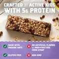 thumbnail image 3 of CLIF Kid Zbar Protein - Chocolate COC1Chip - Crispy Whole Grain Snack Bars - Made with Organic Oats - Non-GMO - 5g Protein, 1.27 Oz - 15 Count (Pack of 1), 3 of 3
