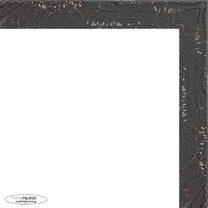 16x22 Shabby Chic Black Picture Frame - UV Acrylic, Foam Board Backing, Hanging Hardware