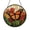 Acrylic 3.5 Inch, variant on Stained Glass Style Monarch Butterfly Suncatcher, Decorative Floral Round Hanging for Bright Home Decor