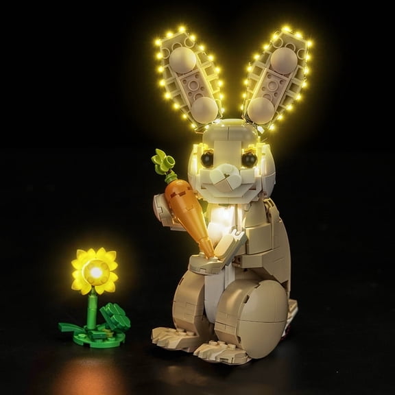 ‌LED Light Compatible with Legos 31162 Building Set, LED Light Kit for Legos 31162 Lovely rabbit Building Toy, Only Decoration Lights, No Building Model Kit