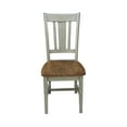 thumbnail image 4 of San Remo Solid Wood Splatback Chair in Distressed Hickory/Stone-Set of 2, 4 of 10