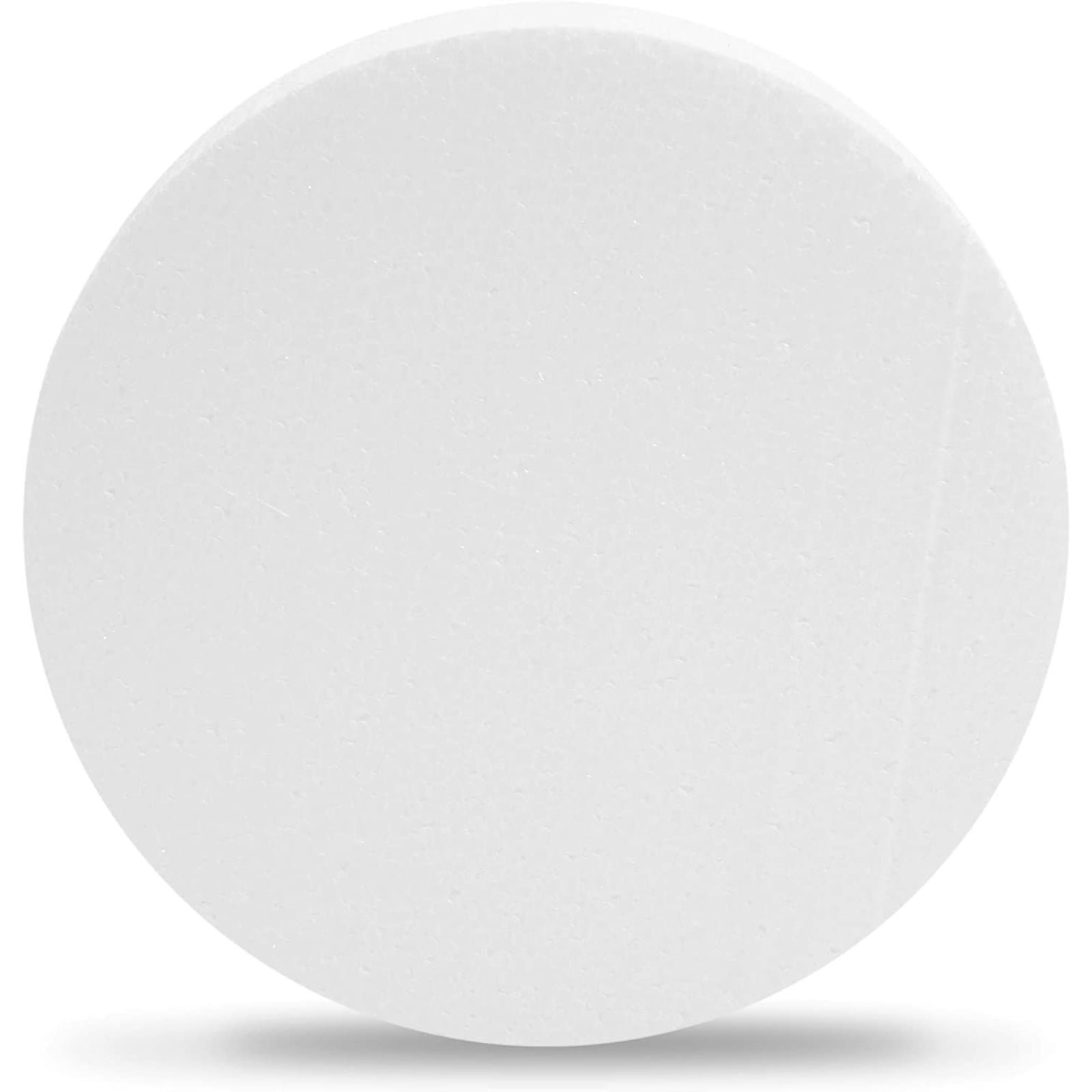 16PCS Round Craft Foam Disc 6 x 6 x 1 inch White EPS Foam Circle, Blank  Foam Circles, Arts and Crafts Supplies for Modeling, Sculpturing, Kids Art