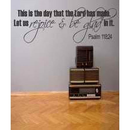 Do It Yourself Wall Decal Sticker This Is The Day That The Lord Has Made. Let Us Rejoice And Be Glad In It. Home Decor Do It Yourself Wall Decal Sticker This Is The Day That The Lord Has Made. Let Us Rejoice And Be Glad In It. Home Decor