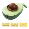 thumbnail image 4 of Cortador, picador y rallador multifuncional de verduras, patatas y patatas. Utensilio de cocina 3 en 1, plegable, con estructura metálica de 2 niveles. Ideal para dormitorios y cocinas., 4 of 7
