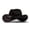 Coffee, variant on Western Hat For Men - Western Denim Curved Top Hat Woolen Big Brimmed Hat Style British Jazz Hat,Navy,M