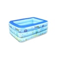 thumbnail image 1 of Alberca Inflable rectangular Azul 190 cm, 1 of 4