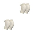 thumbnail image 4 of Rodilleras de poliéster Wosthever 2Conjunto para danza y fútbol Blanco, 4 of 6