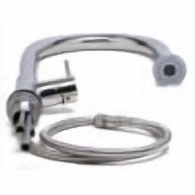 ALFI brand AB2034-PSS Solid Polished Stainless Steel Pull Down Single Hole Kitchen Faucet