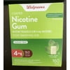 Walgreens Nicotine Gum 4 Mg, 160 Count Cool Mint Flavor