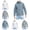 Light Blue, variant on Men Summer Protective Coat,Long Sleeved Running Solid Color Pocket Zipper Outerwear Jackets Light Blue M